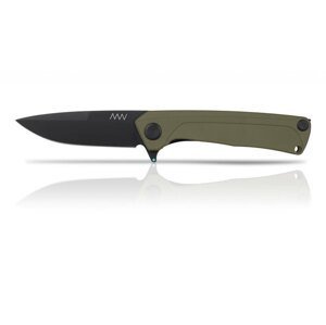 Zavírací nůž ANV® Z100 G10 Liner Lock – Olive Green (Farba: Olive Green , Varianta: DLC ČIERNA ČEPEĽ)