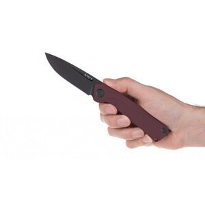 Zatvárací nôž Z200 G10 Liner Lock ANV® - farba rukoväte: červená, DLC čierna čepeľ (Farba: Červená, Varianta: DLC ČIERNA ČEPEĽ)