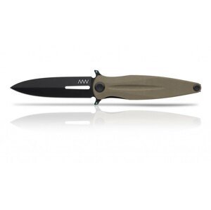 Zatvárací nôž Z400 G10 Liner Lock ANV® - farba rukoväte: Olive Green, DLC čierna čepeľ (Farba: Olive Green , Varianta: DLC ČIERNA ČEPEĽ)