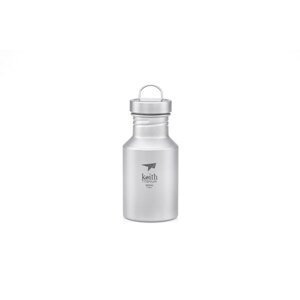Titánová fľaša Sport Bottle Keith® / 400 ml (Farba: Strieborná)
