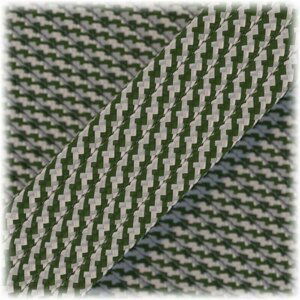 Paracord 550 Typ III – Moss Silve Twist (Farba: Moss Silve Twist)