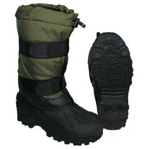 Termo topánky zimné Fox 40 - 40 ° C FOX OUTDOOR® - zelené / olív (Farba: Olive Green , Veľkosť: 42)