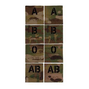 Nášivka krvná skupina AČR IR Combat Systems® – Multicam® (Farba: Multicam®, Varianta: A -)