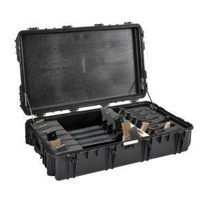 Odolný vodotesný kufor na 6 pušiek 10826 Explorer Case®, s penou (Farba: Čierna)