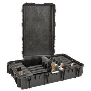 Odolný vodotesný kufor na 6 pušiek 10826 Explorer Case®, s nastaviteľným systémom (Farba: Čierna)