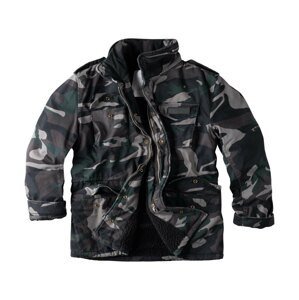 Bunda SURPLUS® Paratrooper Winter – Black Camo (Farba: Black Camo, Veľkosť: L)