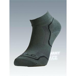 Ponožky so striebrom Batac Classic short - olív (Farba: Olive Green , Veľkosť: 5-6)