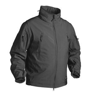 Softshellová bunda Gunfighter Windblocker Helikon-Tex® - čierna (Farba: Čierna, Veľkosť: XXL)