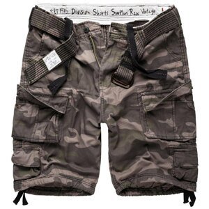 Krátke nohavice RAW VINTAGE SURPLUS® Division Shorts - black camo (Farba: Black Camo, Veľkosť: 3XL)
