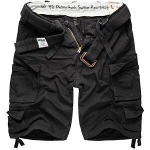 Krátke nohavice RAW VINTAGE SURPLUS® Division Shorts - čierne (Farba: Čierna, Veľkosť: 4XL)