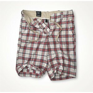 Krátke nohavice RAW VINTAGE SURPLUS® Kilburn Shorts - červené (Farba: Červená, Veľkosť: S)