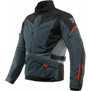 Dainese Tempest 3 D-Dry Ebony/Black/Lava Red 58 Textilná bunda