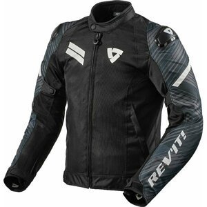 Rev'it! Jacket Apex Air H2O Black/White L Textilná bunda