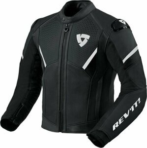 Rev'it! Jacket Matador Black/White 48 Kožená bunda