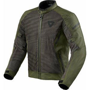 Rev'it! Jacket Torque 2 H2O Black/Dark Green XL Textilná bunda