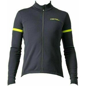 Castelli Fondo 2 Jersey Dark Gray/Yellow Fluo Reflex 2XL