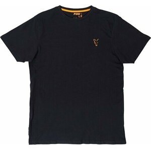 Fox Fishing Tričko Collection T-Shirt Black/Orange 3XL