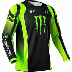 FOX 180 Monster Jersey Black M Motokrosový dres