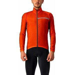 Castelli Squadra Stretch Jacket Fiery Red/Dark Gray M