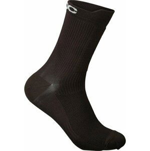 POC Lithe MTB Mid Sock Axinite Brown S Cyklo ponožky