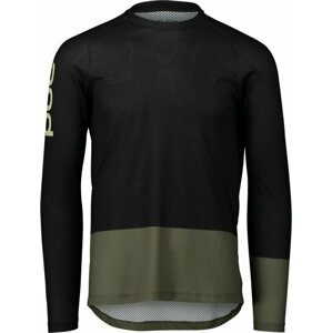 POC MTB Pure LS Jersey Uranium Black/Epidote Green S