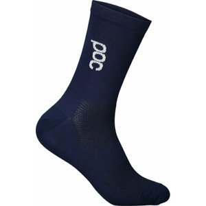 POC Soleus Lite Mid Sock Turmaline Navy M Cyklo ponožky