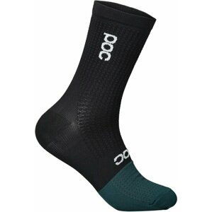 POC Flair Sock Mid Uranium Black/Dioptase Blue L