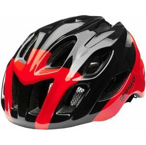 Briko Teke Shiny Black/Red M Prilba na bicykel