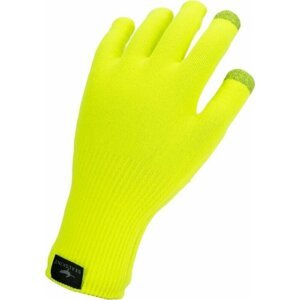Sealskinz Waterproof All Weather Ultra Grip Knitted Glove Neon Yellow L