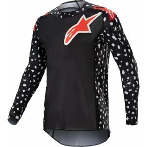 Alpinestars Supertech North Jersey Black/Neon Red 2XL Motokrosový dres