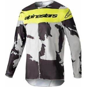 Alpinestars Racer Tactical Jersey Gray/Camo/Yellow Fluorescent L Motokrosový dres