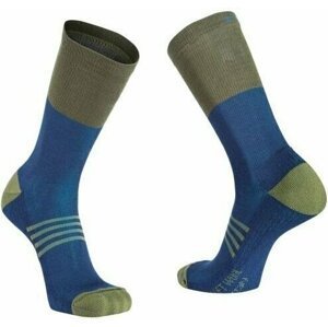 Northwave Extreme Pro High Sock Deep Blue/Forest Green L