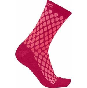 Castelli Sfida 13 Sock Brilliant Pink/Fuchsia L/XL Cyklo ponožky