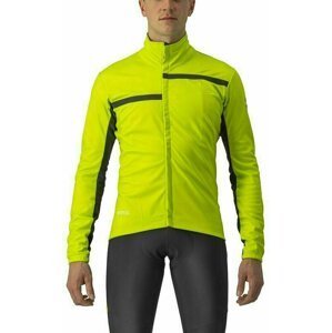 Castelli Transition 2 Jacket Electric Lime/Dark Gray-Black L Cyklo-Bunda, vesta