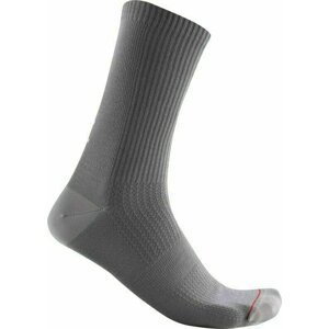 Castelli Bandito Wool 18 Sock Nickel Gray 2XL Cyklo ponožky