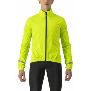 Castelli Emergency 2 Rain Jacket Electric Lime 3XL Bunda