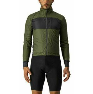Castelli Unlimited Puffy Jacket Light Military Green/Dark Gray L Cyklo-Bunda, vesta