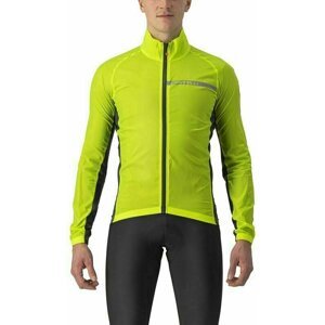 Castelli Squadra Stretch Jacket Electric Lime/Dark Gray XL