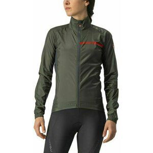 Castelli Squadra Stretch W Jacket Military Green/Dark Gray L