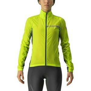 Castelli Squadra Stretch W Jacket Electric Lime/Dark Gray L