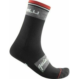 Castelli Quindici Soft Merino Sock Black 2XL Cyklo ponožky