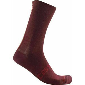 Castelli Racing Stripe 18 Sock Bordeaux L/XL