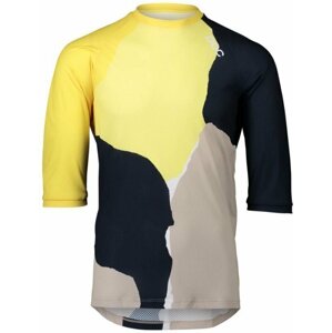 POC Women's Pure 3/4 Jersey Color Splashes Multi Sulfur Yellow XL