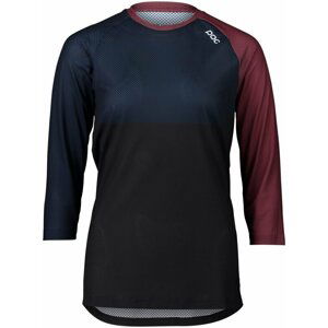 POC Women's Pure 3/4 Jersey Propylene Red/Turmaline Navy/Uranium Black L