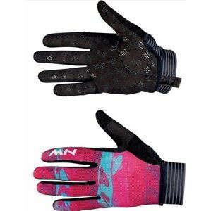 Northwave Womens Air Gloves Full Fingers Beetroot/Green XS