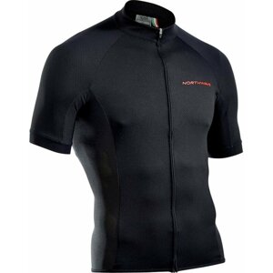 Northwave Force Full Zip Jersey Short Sleeve Black S