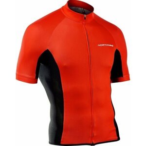 Northwave Force Full Zip Jersey Short Sleeve Red XL