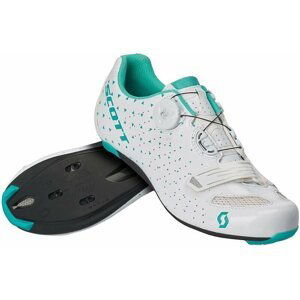 Scott Road Comp BOA Women's Gloss White/Turquoise Blue 36