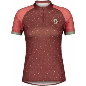 Scott Women's Endurance 30 S/SL Brick Red/Rust Red S Dres