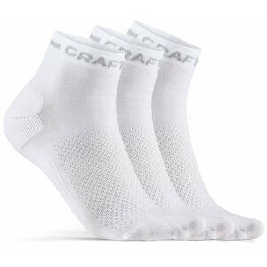 Craft Core Dry Mid Sock 3-Pack White 40-42